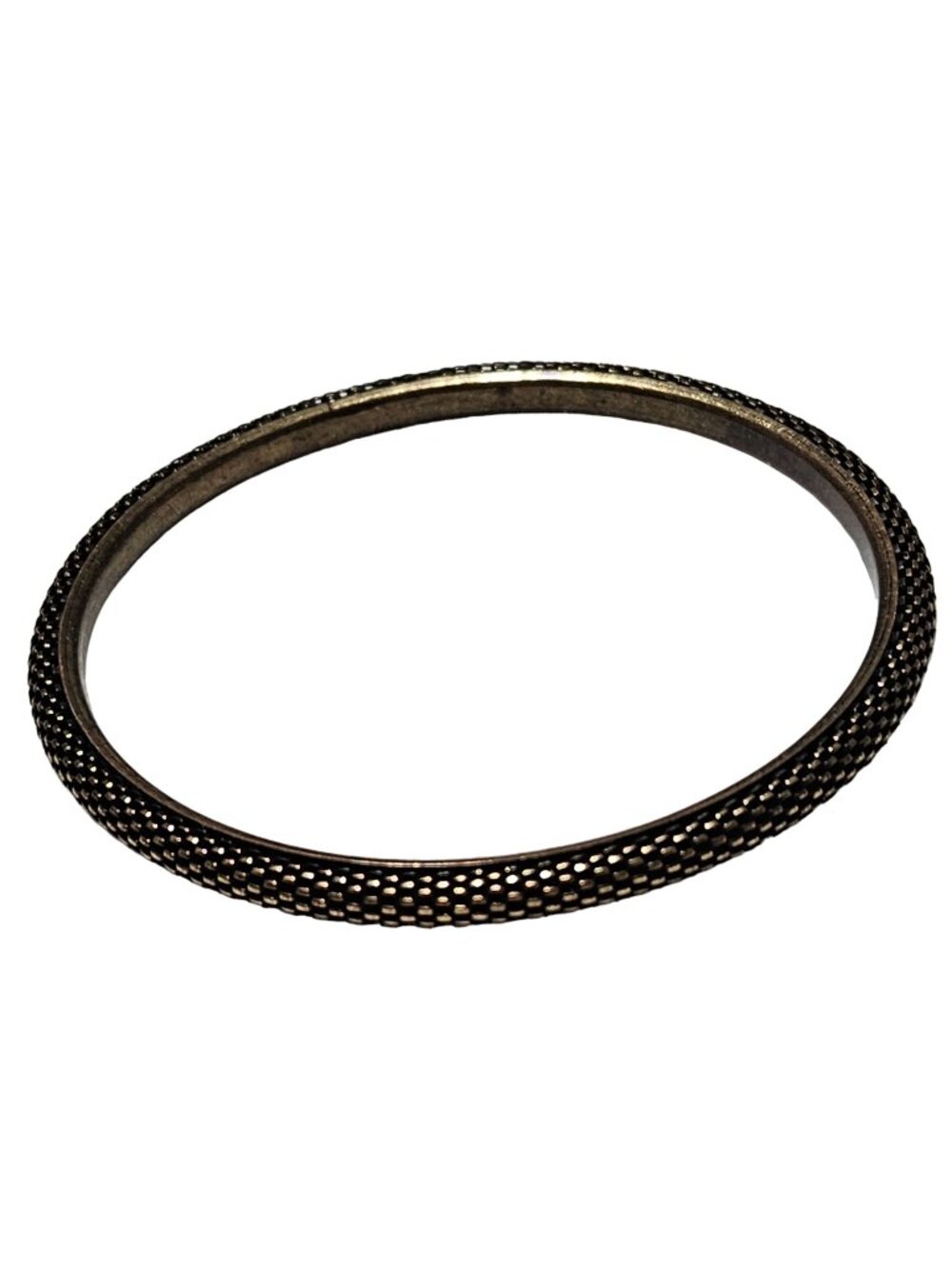 Vintage Textured Bangle Bracelet Gold Tone Classic Retro Fashion Jewelry Women